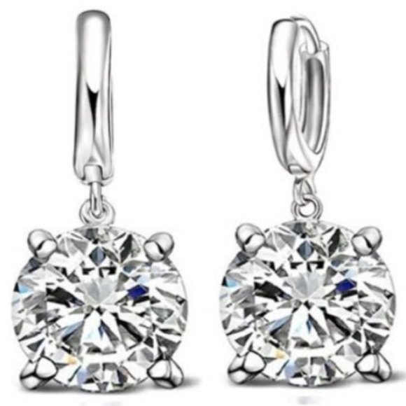 925 Sterling Silver Stud Hoop Earrings Timeless Beauty Classic Elegance - Picture 1 of 2